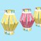 Big Dot of Happiness Hawaiian Luau 3D Hanging Paper Lanterns Banner Kit, 12 Ct Tropical Party Decorations, DIY Craft Decorating Set with 30 Ft of Cord